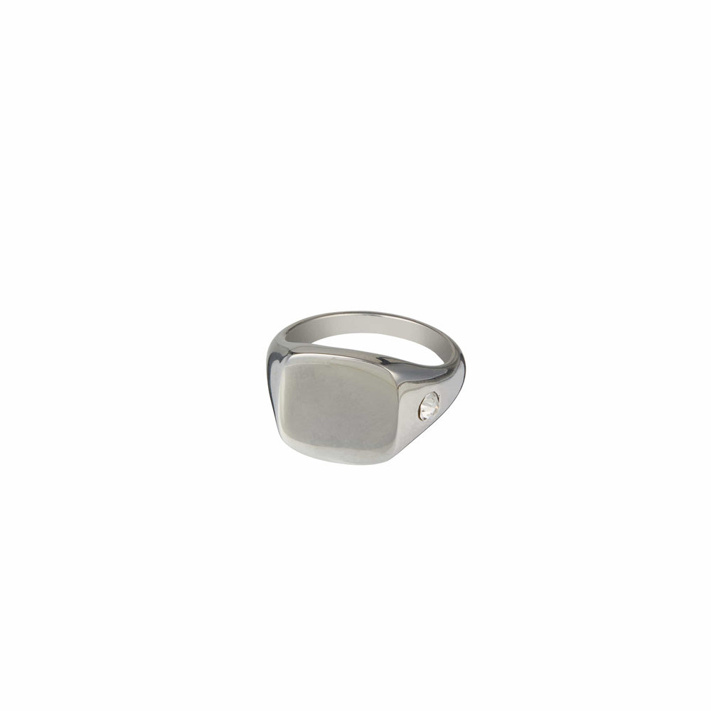 Rings Crystal Insert Signet Ring Orelia Jewellery