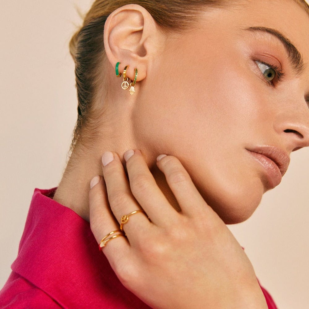 Rings Spiritual Charm Ring Stacking Set Orelia Jewellery