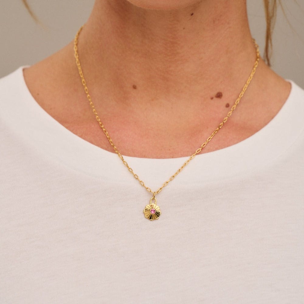 Short Necklaces June Birthstone Necklace Made With Swarovski® Crystals - Gold Orelia Jewellery