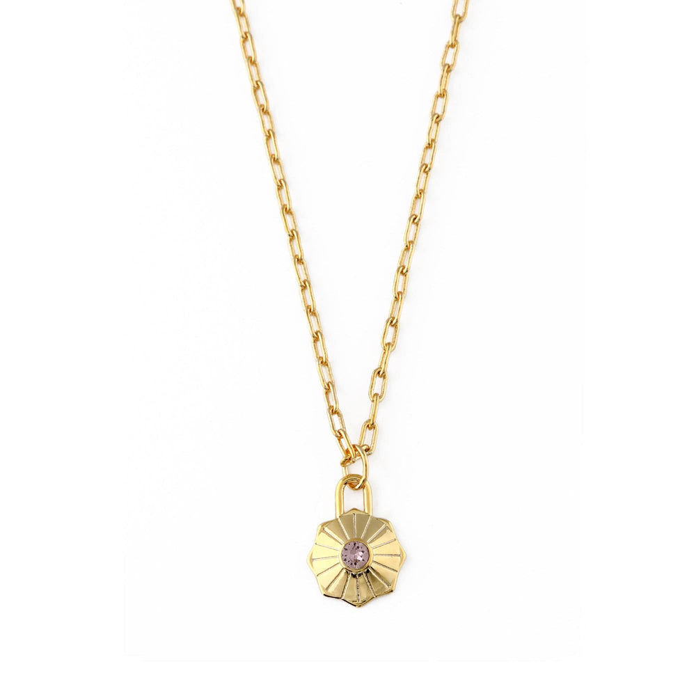 Short Necklaces June Birthstone Necklace Made With Swarovski® Crystals - Gold Orelia Jewellery