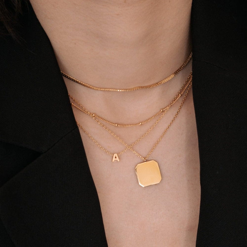 Short Necklaces Satellite Chain Necklace - Short Orelia Jewellery